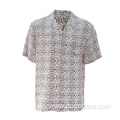 Custom Full Printing Short Sleeve Summer Casual Shirt